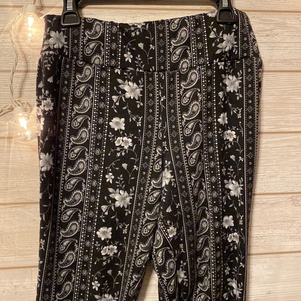 Cotton flared yoga pants